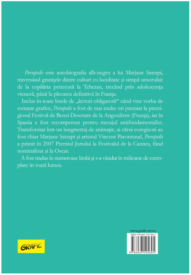Persepolis - Volumul 1 | Marjane Satrapi