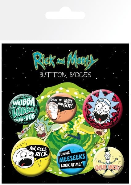 Set insigne - Rick and Mory | GB Eye
