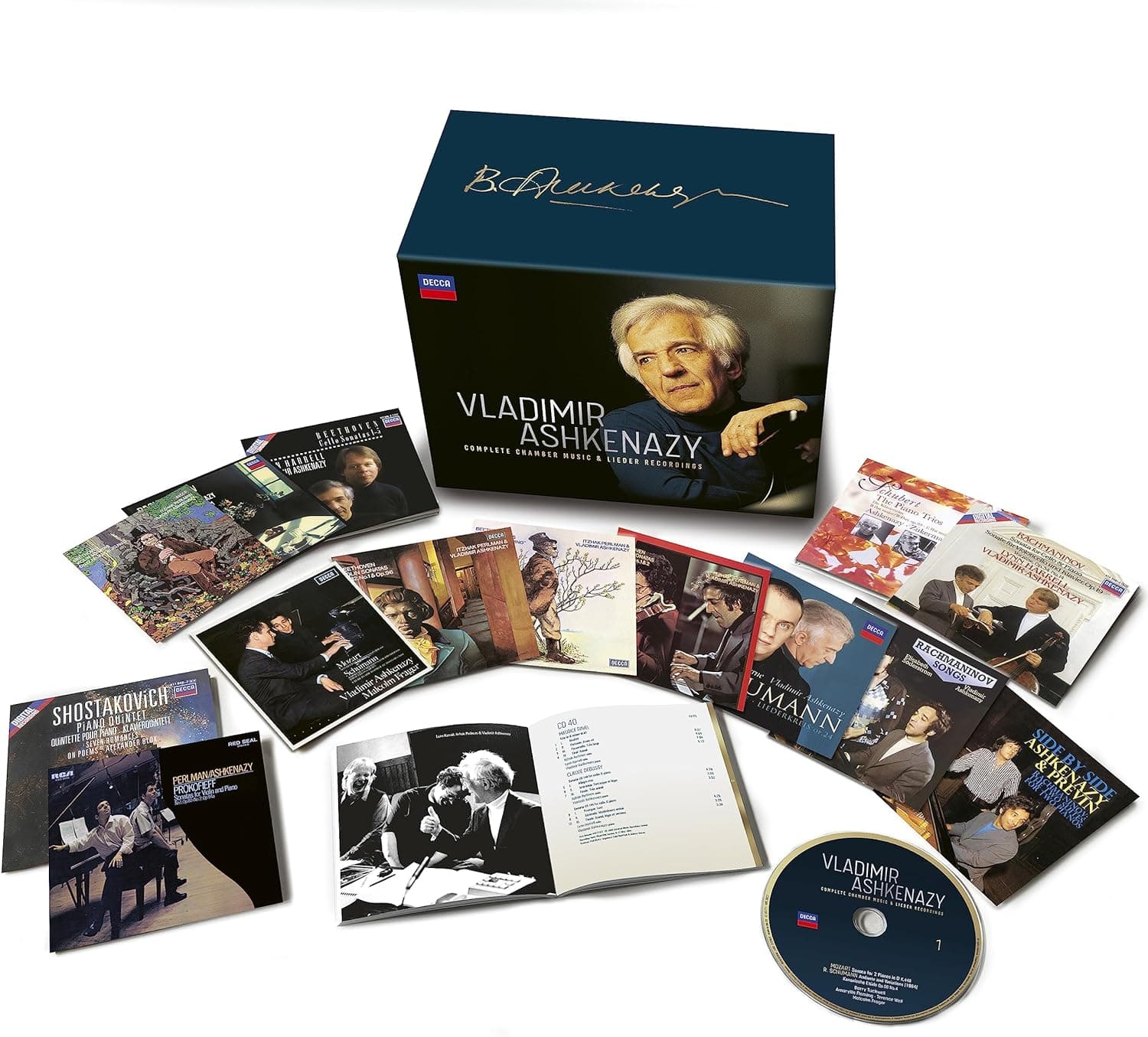 Vladimir Ashkenazy - Complete Chamber Music & Lieder Recordings (51CDs Box Set) | Vladimir Ashkenazy