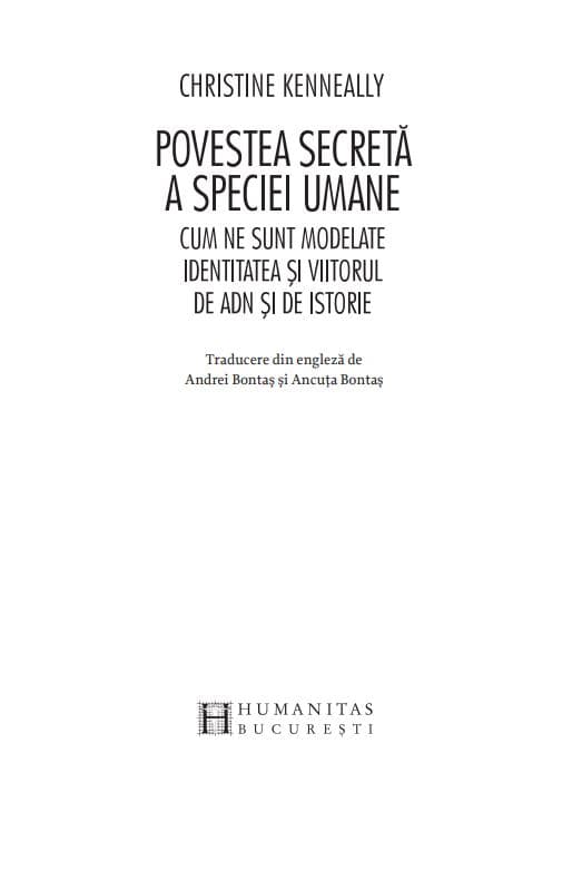 Povestea secreta a speciei umane | Christine Kenneally