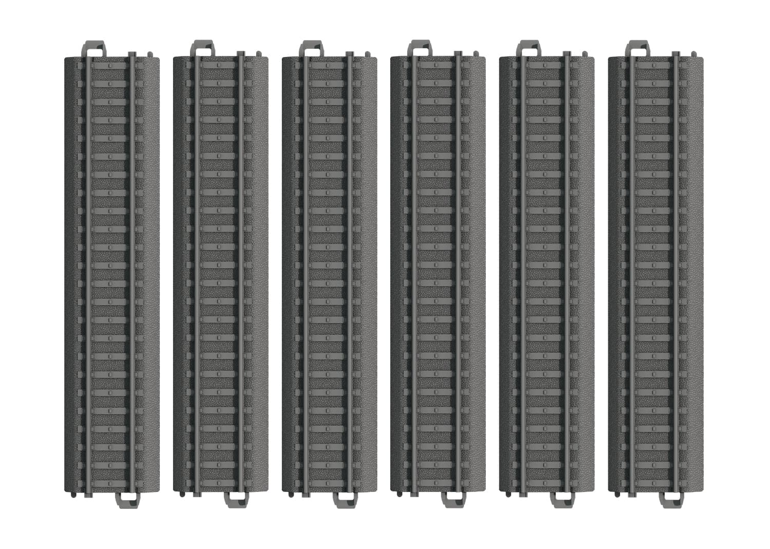 Set 6 sine tren - Straight Plastic Track | Marklin