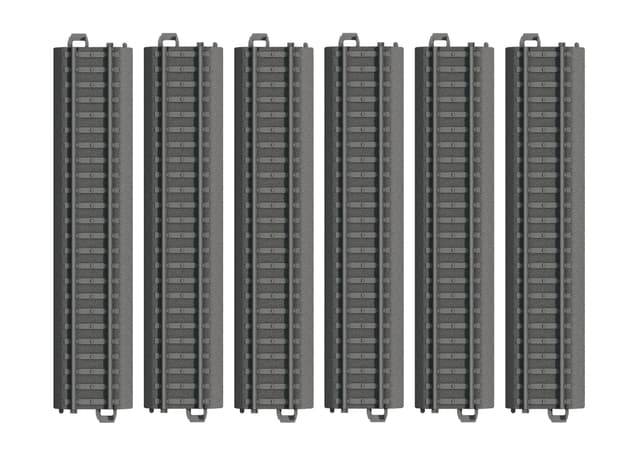 Set 6 sine tren - Straight Plastic Track | Marklin