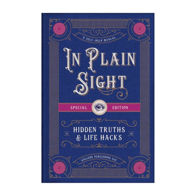 Carte tip seif - In plain sight book safe | Galison