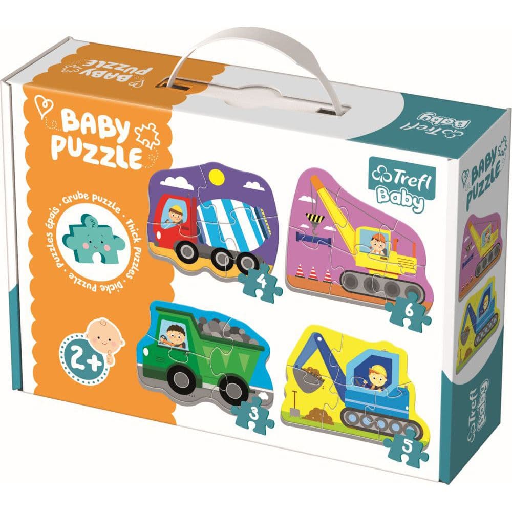 Puzzle - Trefl Baby Clasic - Utilaje la treaba | Trefl