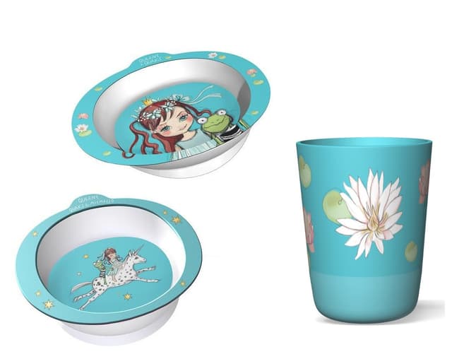 Set vesela pentru copii -  Queeny & Quacks | Chic mic