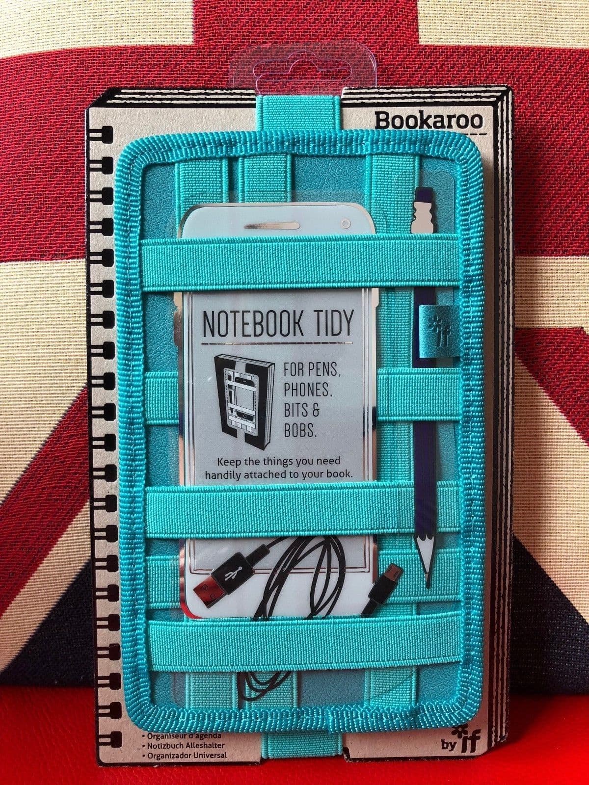 Suport elastic pentru carnet - Tidy - Turquoise | If (That Company Called)