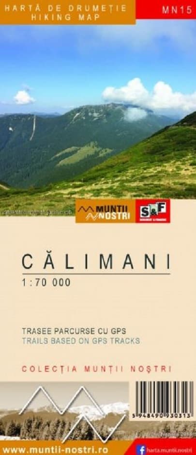 Harta drumetie Muntii Calimani |