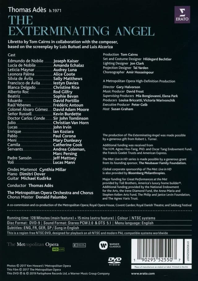 The Exterminating Angel (DVD) | Thomas Ades, Audrey Luna, Amanda Echalaz, Sally Matthews, Sophie Bevan