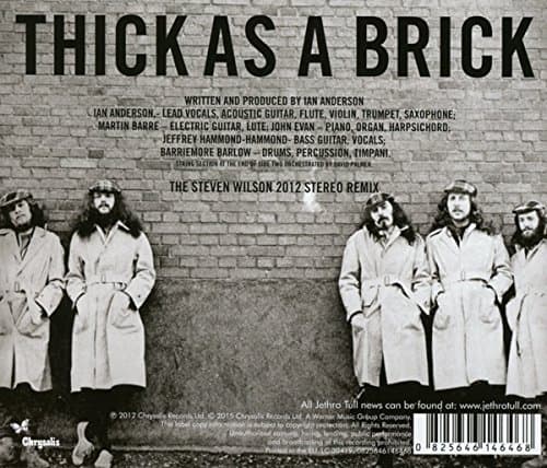 Thick As a Brick  (The 2012 Steven Wilson Stereo Remix) | Jethro Tull