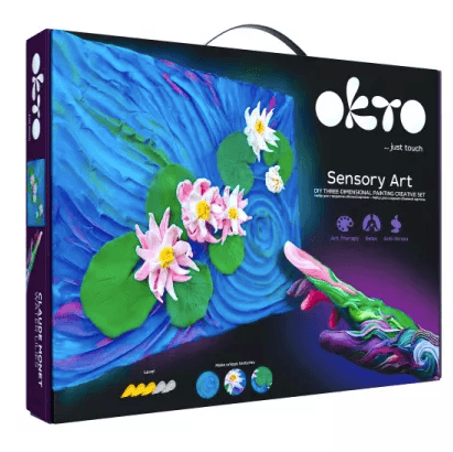 Set creativ - Sensory Art, Water Lilies | Okto Clay