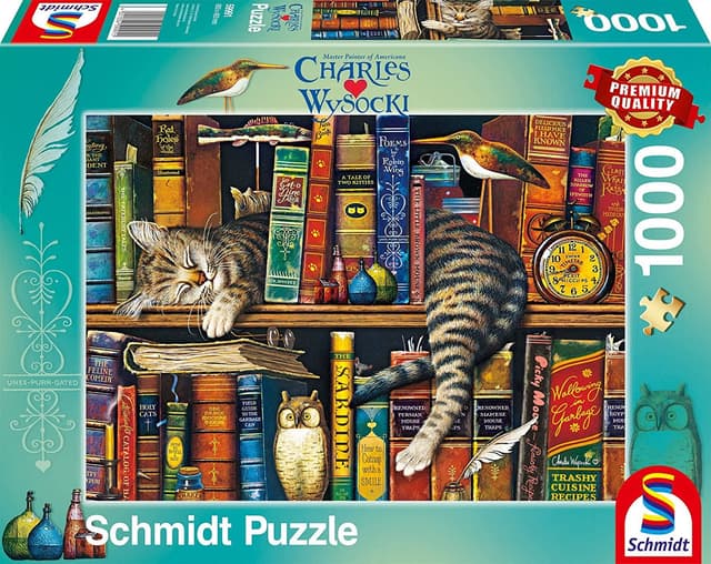 Puzzle 1000 piese - Charles Wysocki - Frederick the Literate | Schmidt