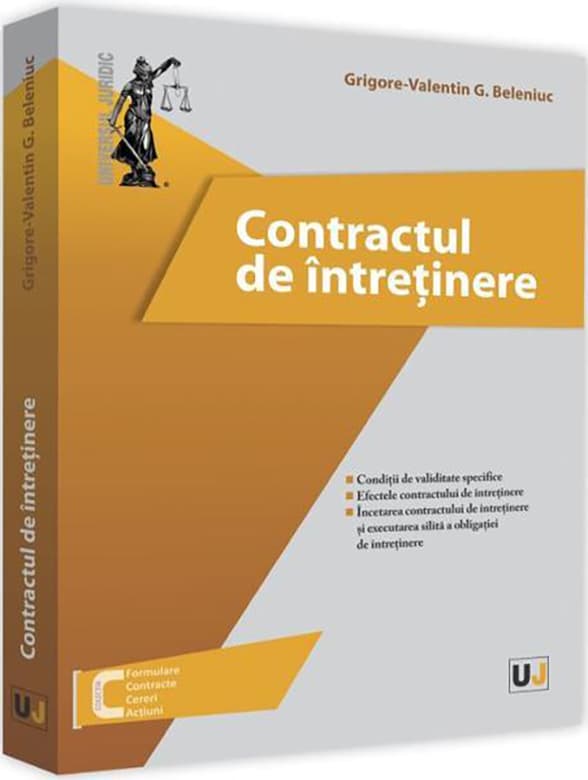 Contractul de intretinere | Grigore-Valentin G. Beleniuc