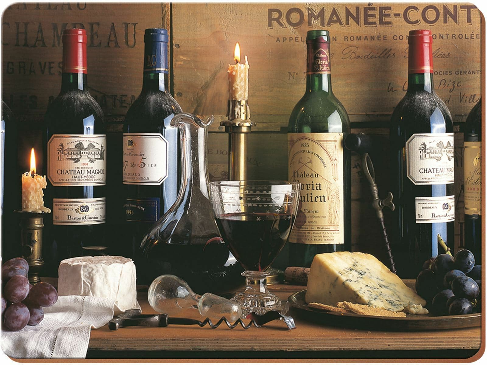 Suport masa- Vintage Wine Traditional Cork-Backed | Creative Tops