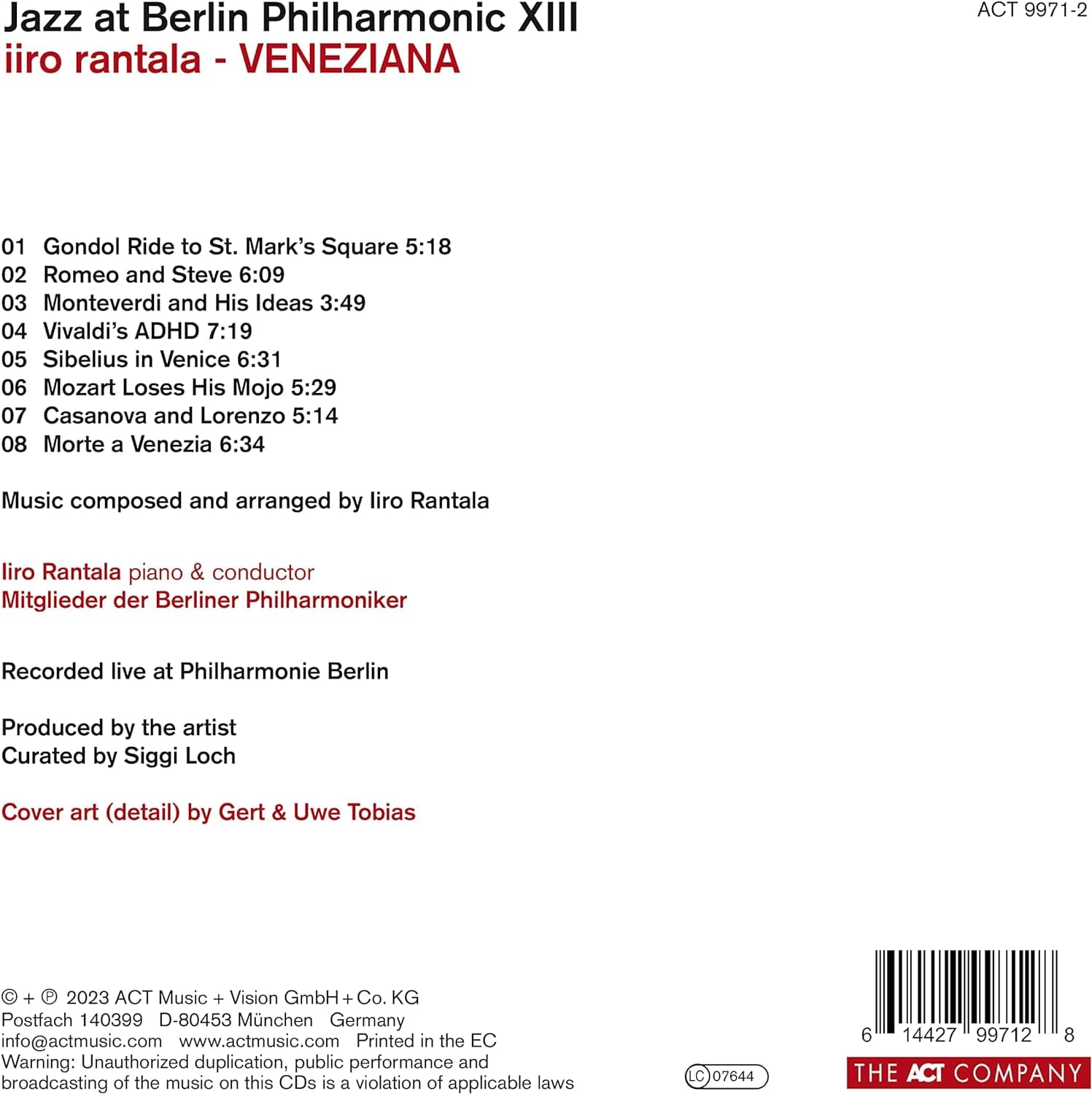 Veneziana | Iiro Rantala, Berliner Philharmoniker