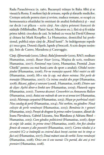 In lume nu-s mai multe Romanii  | Radu Paraschivescu