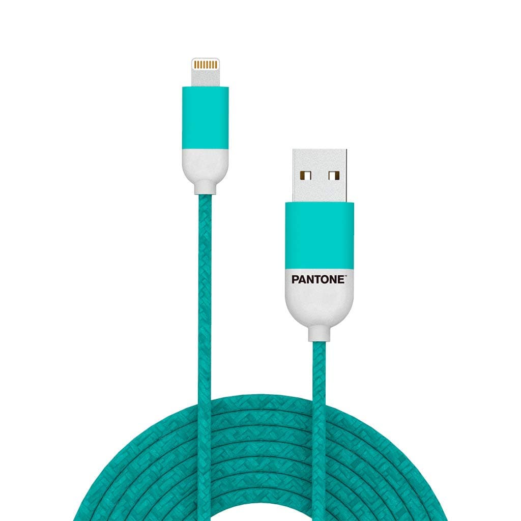Cablu Lightning USB - Pantone - Turquoise | Balvi