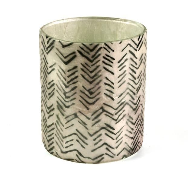 Suport pentru lumanare - Antracit Herring Bone | Kinta