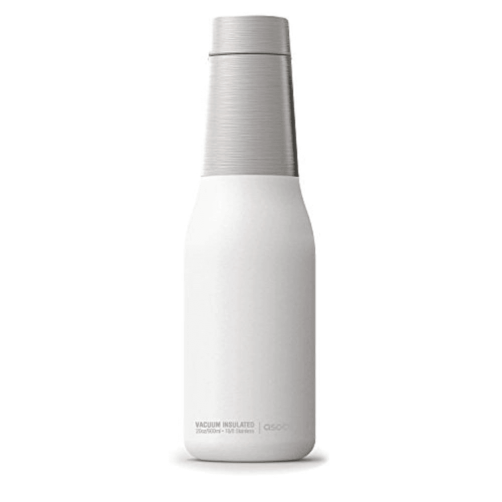 Sticla pentru apa - Stainless Steel White | AD-N-ART