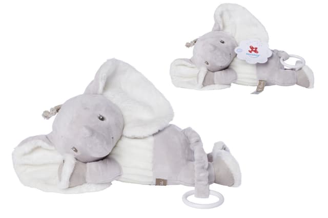 Jucarie de plus - Fiffan - Elefant muzical 25cm | Nicotoy