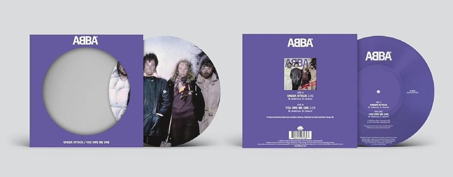 Under Attack / You Owe Me One (Picture Vinyl, 7" 45RPM) | ABBA