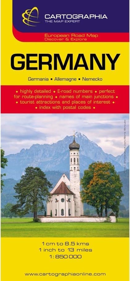 Harta rutiera Germania |