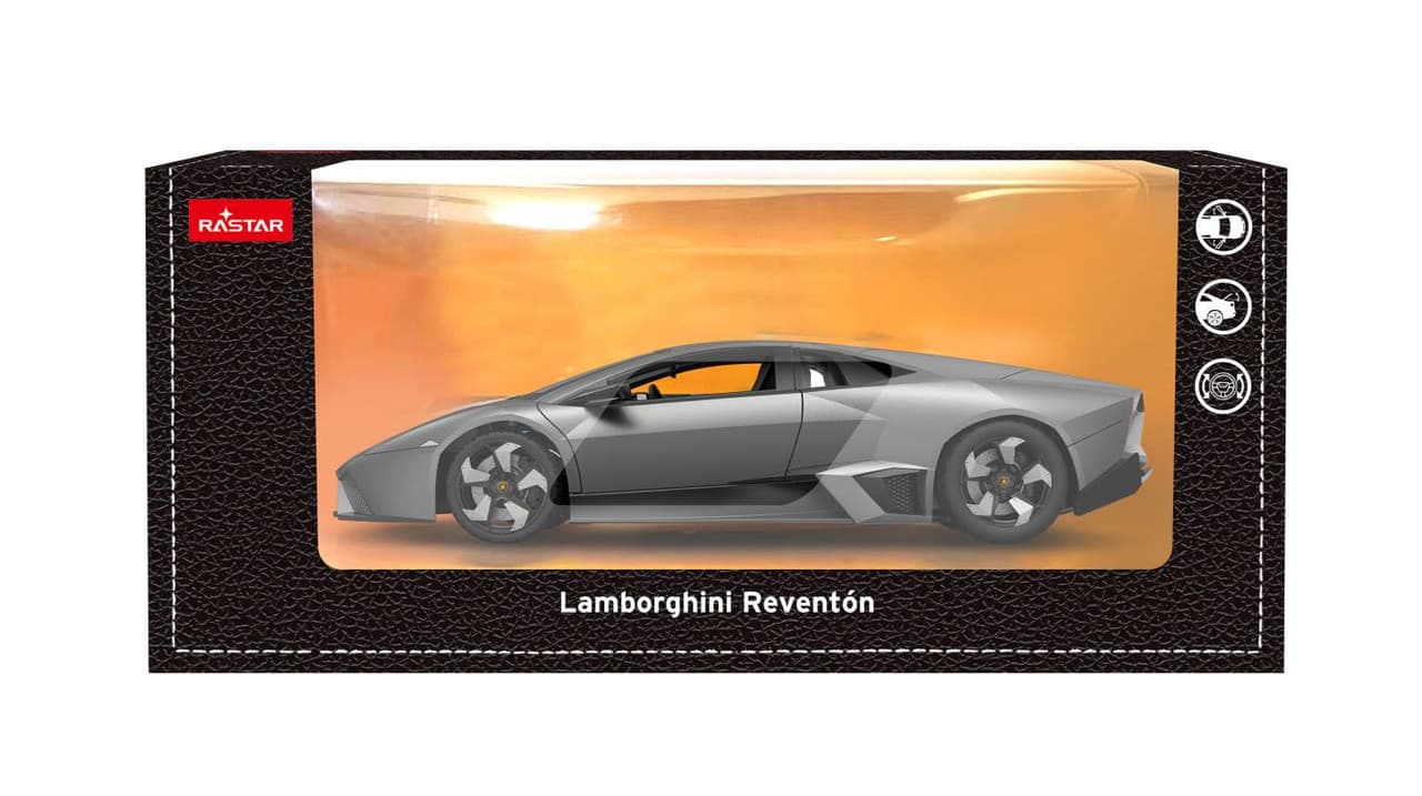 Masina - Lamborghini Reventon - Gri - Scara 1:24 | Rastar