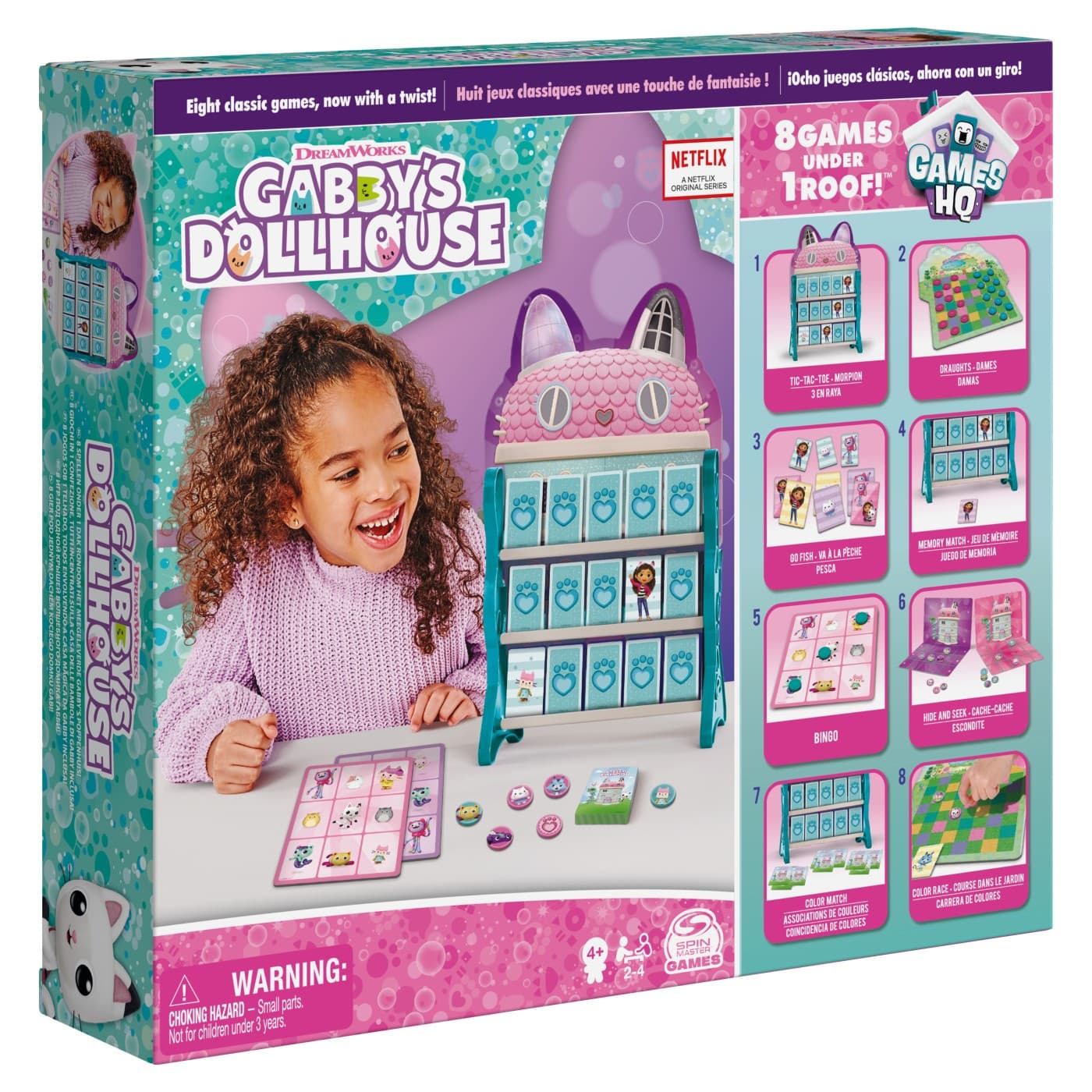 Set de joaca - Casa de papusi a lui Gabby, 8 jocuri | Spin Master