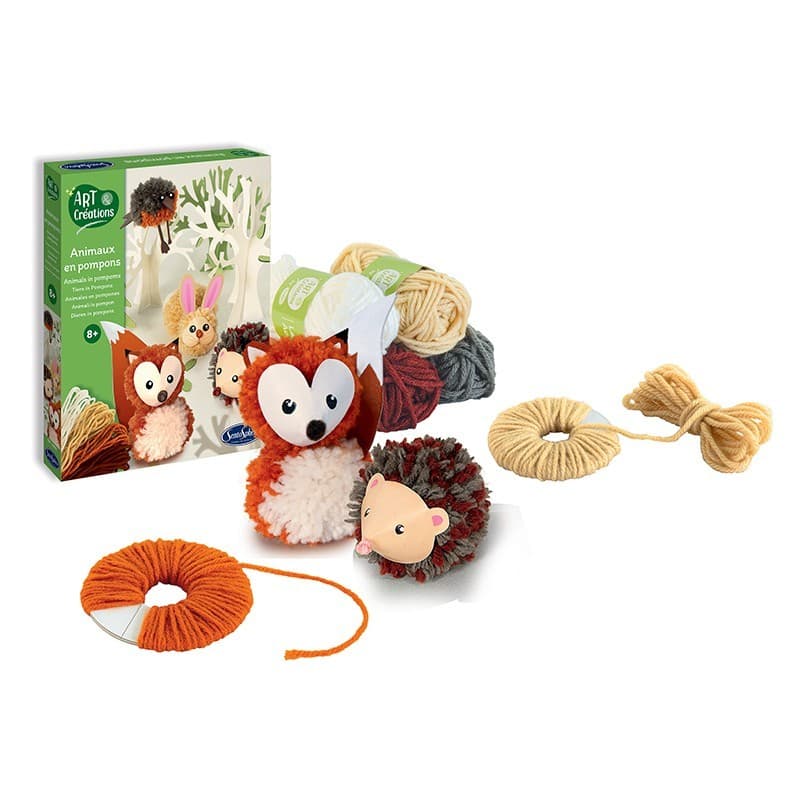 Set creativ - Animale cu pompoane | Sentosphere