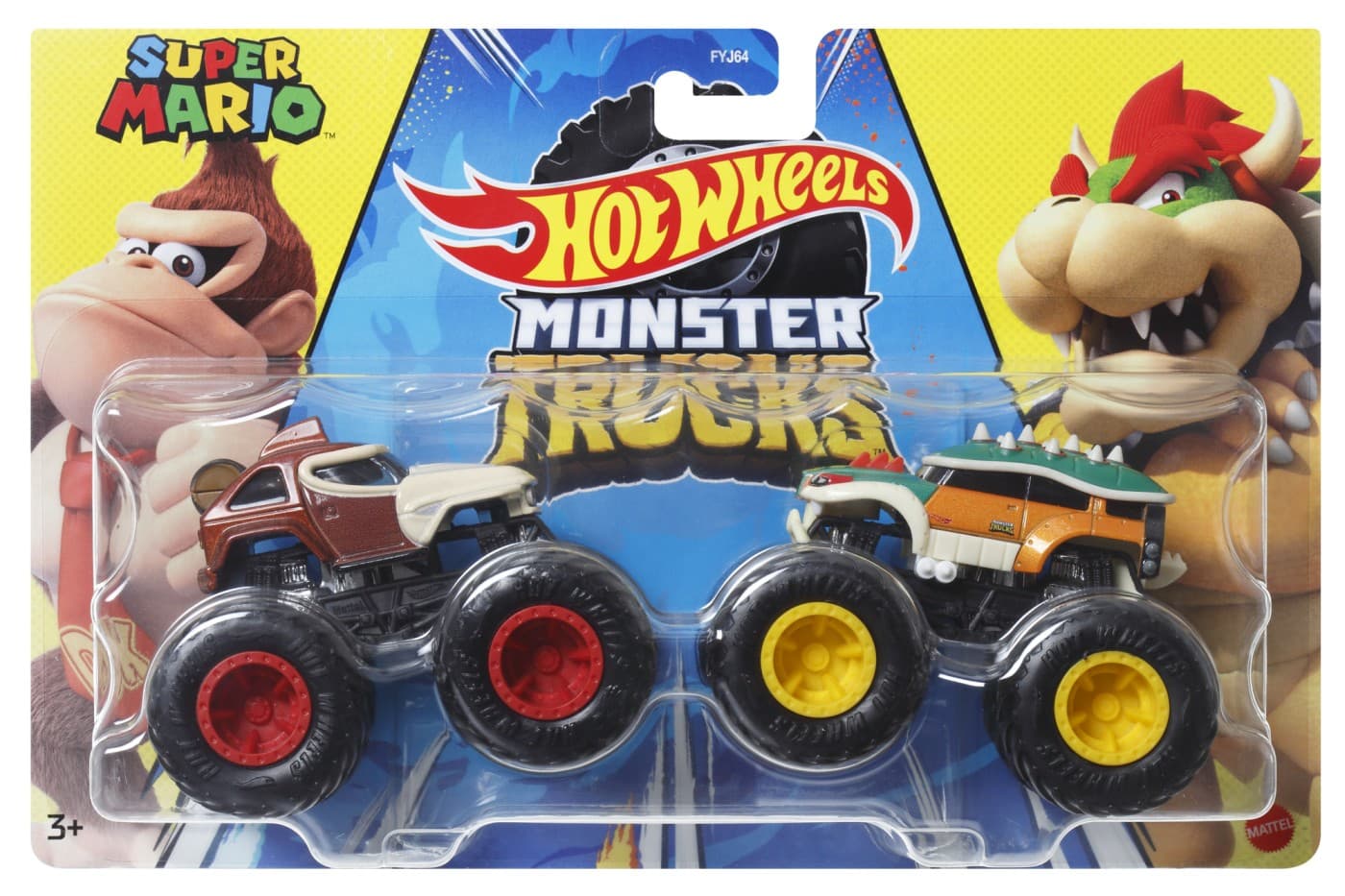 Set 2 Masini - Hot Wheels - Super Mario | Mattel