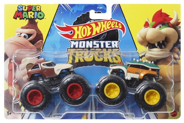 Set 2 Masini - Hot Wheels - Super Mario | Mattel