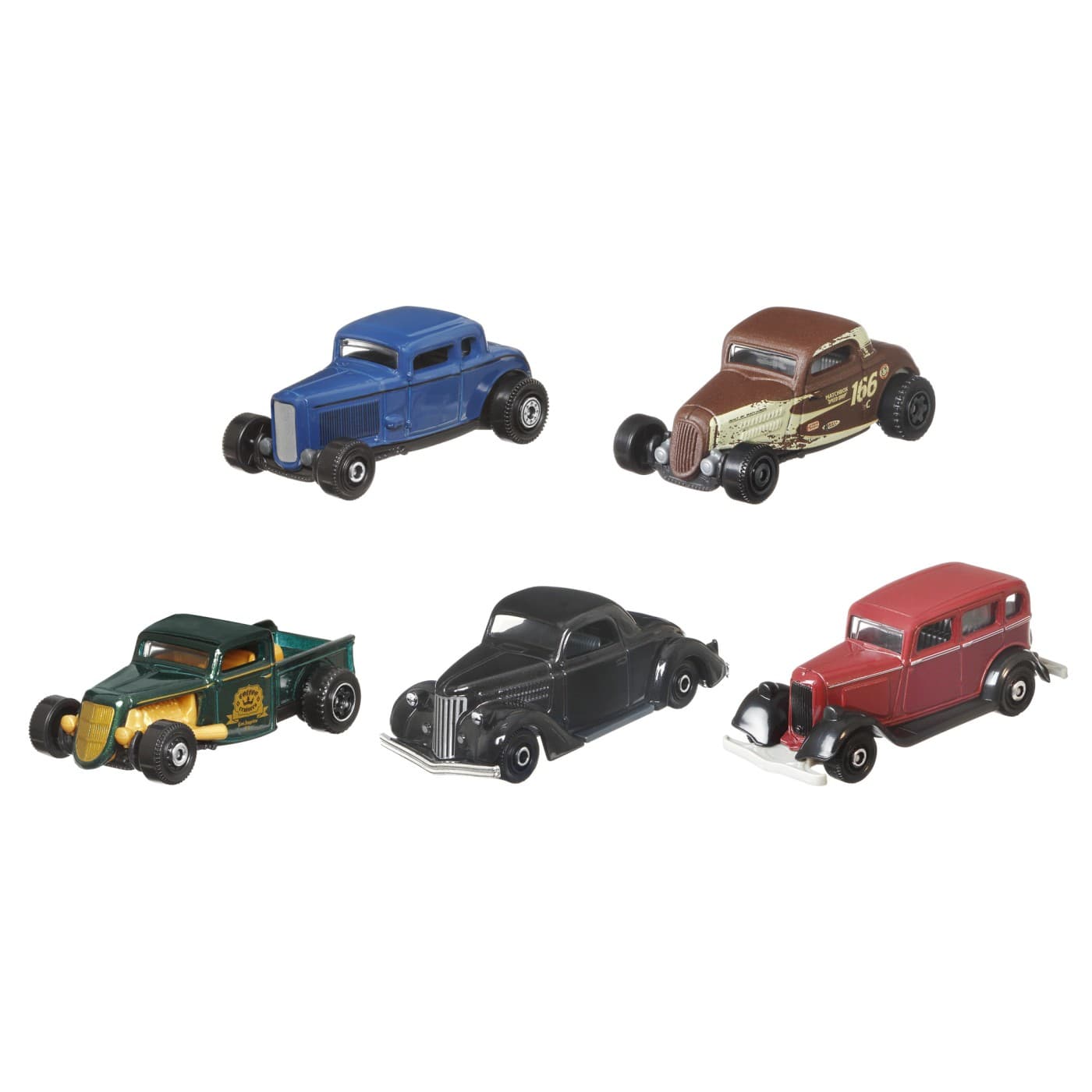 Set 5 masini - Matchbox - MBX Road Cruisers | Mattel