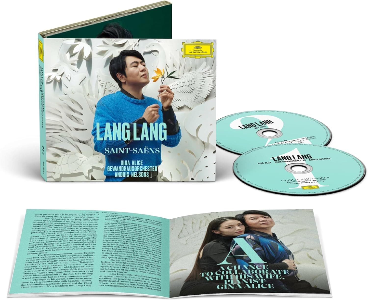 Saint-Saens | Lang Lang, Gina Alice, Gewandhausorchester, Andris Nelsons
