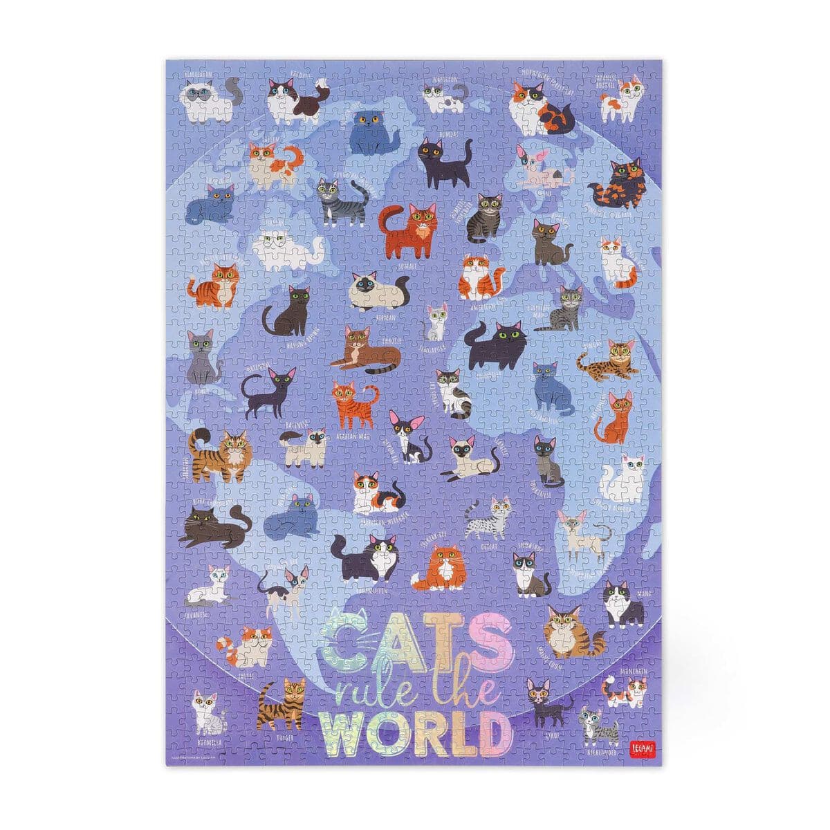 Puzzle 1000 piese - Vintage Memories - Kitty | Legami