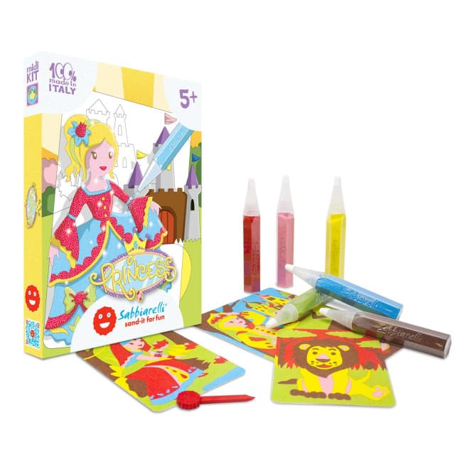 Set creativ - Coloreaza cu nisip - Printese | Sabbiarelli