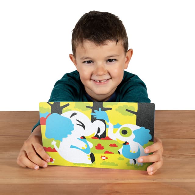 Set creativ - Coloreaza cu nisip - Animale prietenoase | Sabbiarelli