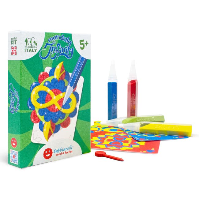 Set creativ - Coloreaza cu nisip - Mandala infinit | Sabbiarelli