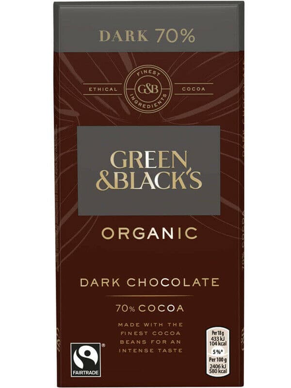 Ciocolata - 70% Cocoa Dark Chocolate, Organic | Green&Black's