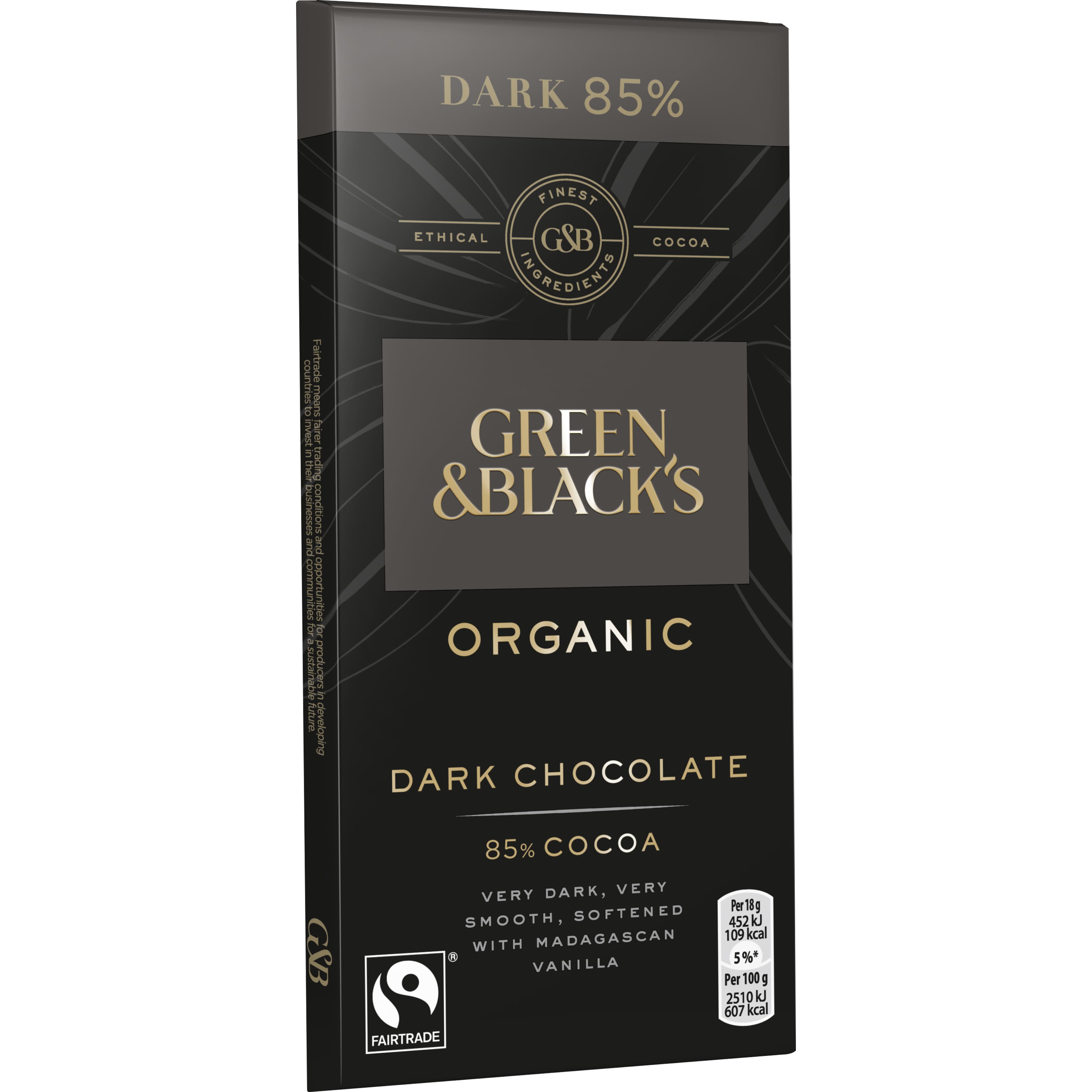 Ciocolata - 85% Cocoa Dark Chocolate, Organic 90g | Green&Black's