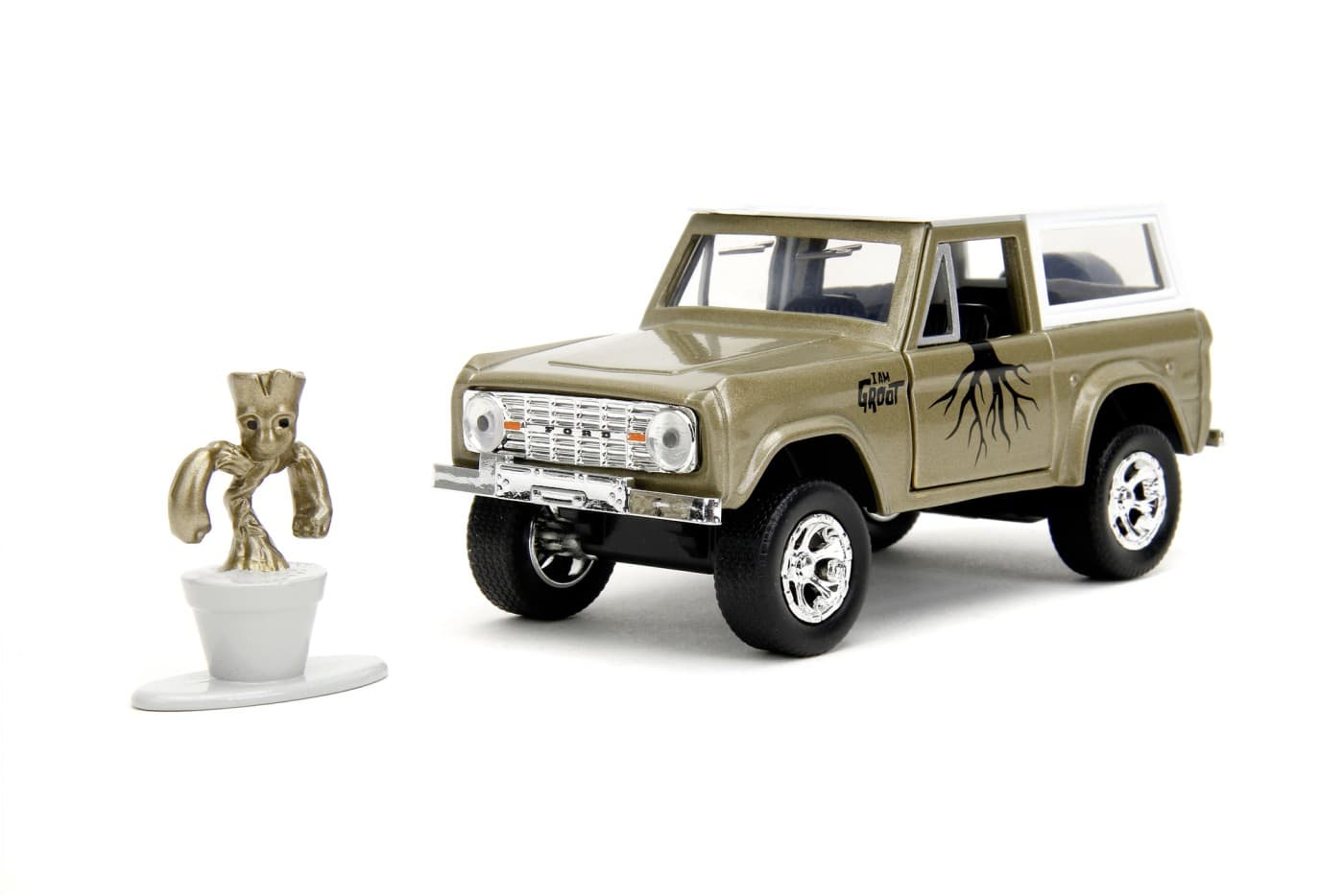 SET MASINA 1973 FORD BRONCO & FIGURINA GROOT | Jada Toys