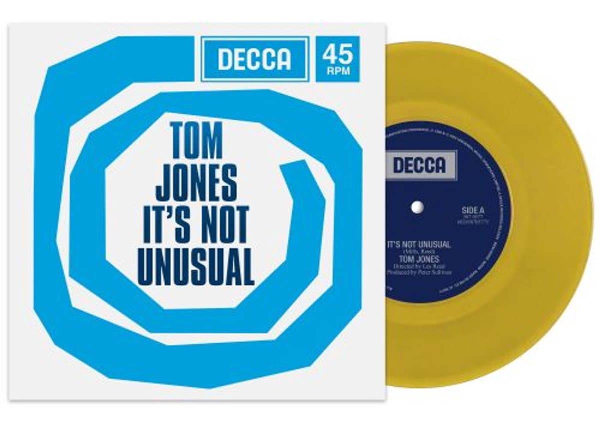 It's Not Unusual (Amber 7" Vinyl, 45RPM) | Tom Jones
