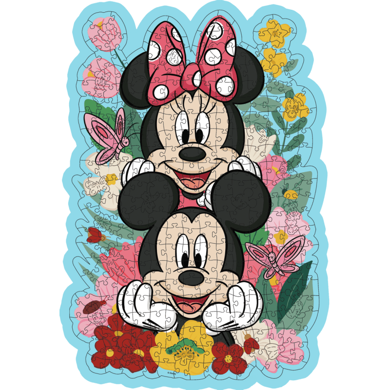 Puzzle lemn 300 piese - Disney - Minnie si Mickey | Ravensburger