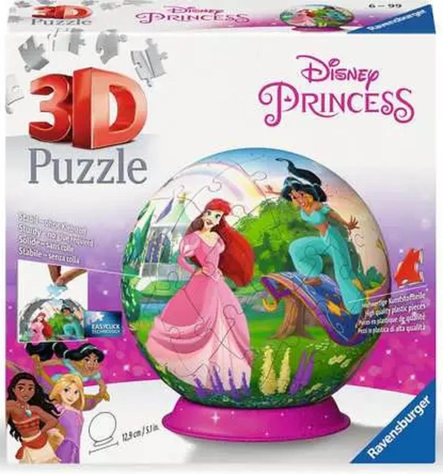 Puzzle 3D 72 piese - Disney - Printese | Ravensburger