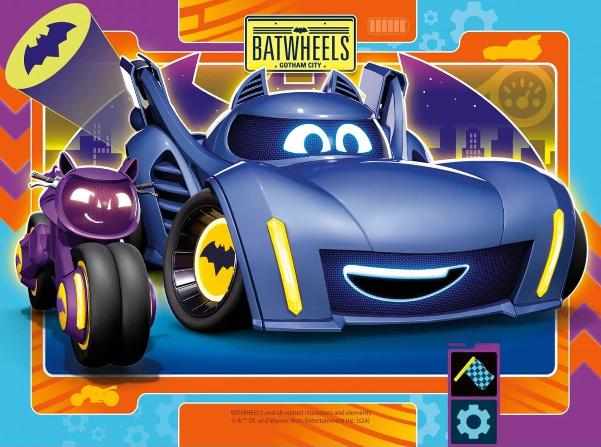 Puzzle 4 in 1 - DC - Batwheels | Ravensburger