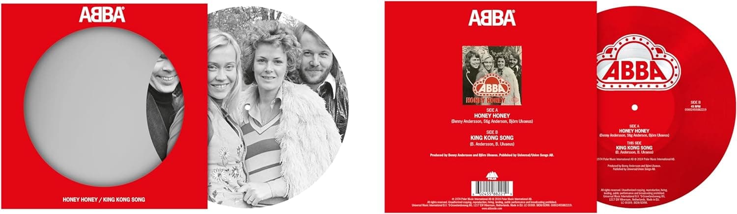 Honey Honey / King Kong Song (Picture Vinyl 7") | ABBA