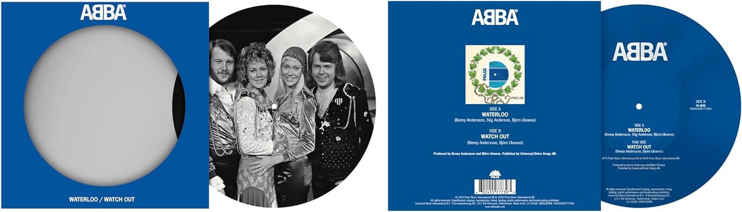 Waterloo / Watch Out (Picture Disc 7") | ABBA