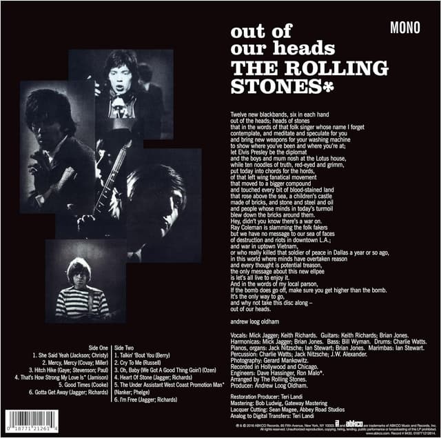 Out Of Our Heads - Vinyl | The Rolling Stones