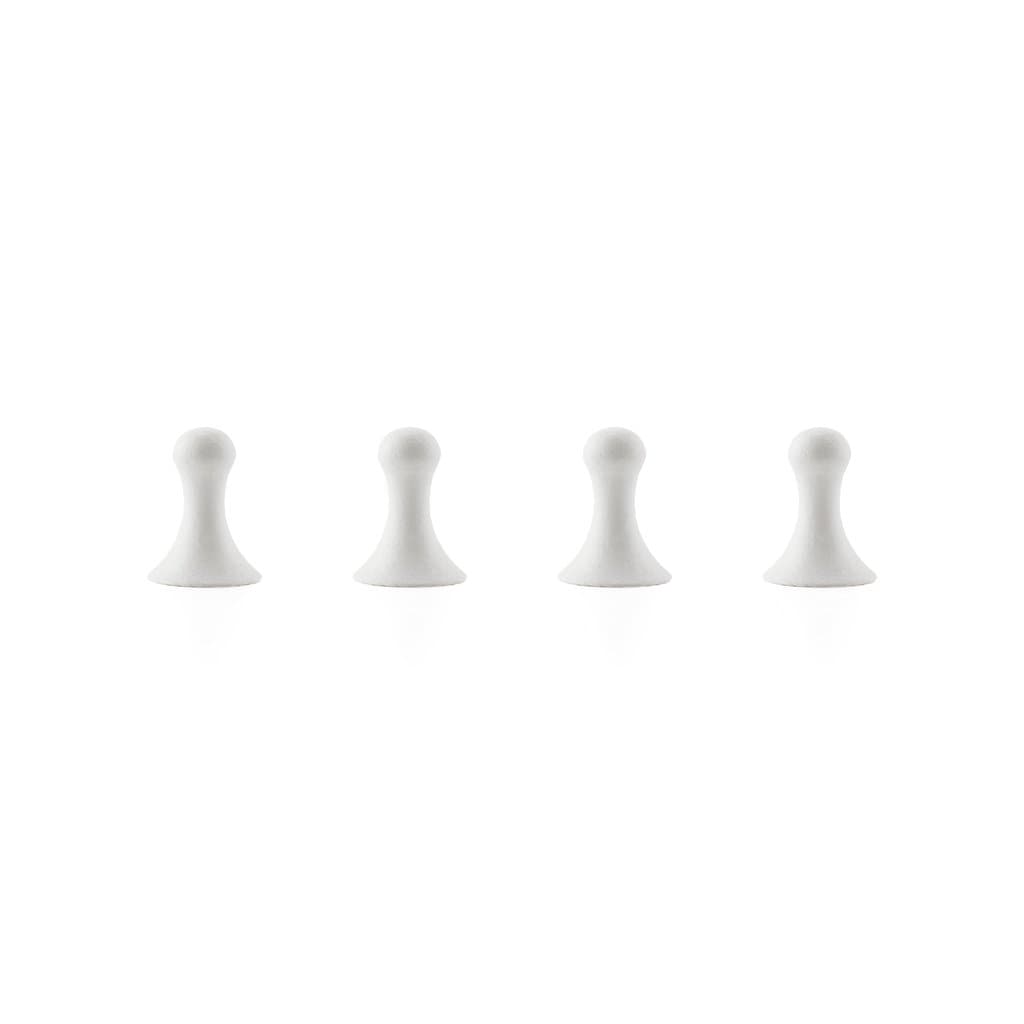 Set 4 magneti- Cinched -White | Romanowski Design