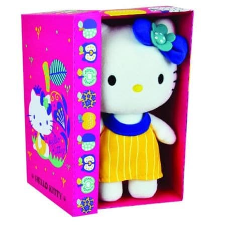 Jucarie de plus - Hello Kitty - Rochita galbena | Jemini