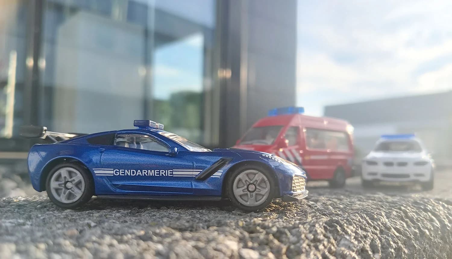 Jucarie - Chevrolet Corvette ZR1 Gendarmerie | Siku