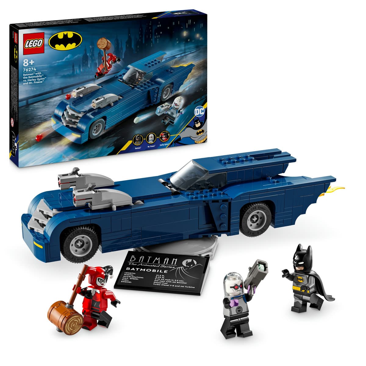 LEGO Batman - Batman cu  Batmobile vs Harley Quinn si Mr. Freeze (76274) | LEGO